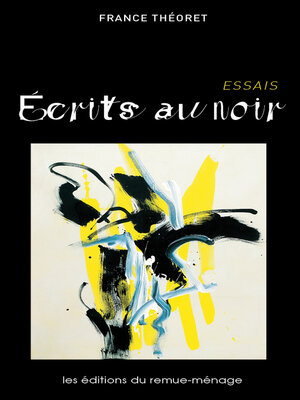 cover image of Écrits au noir